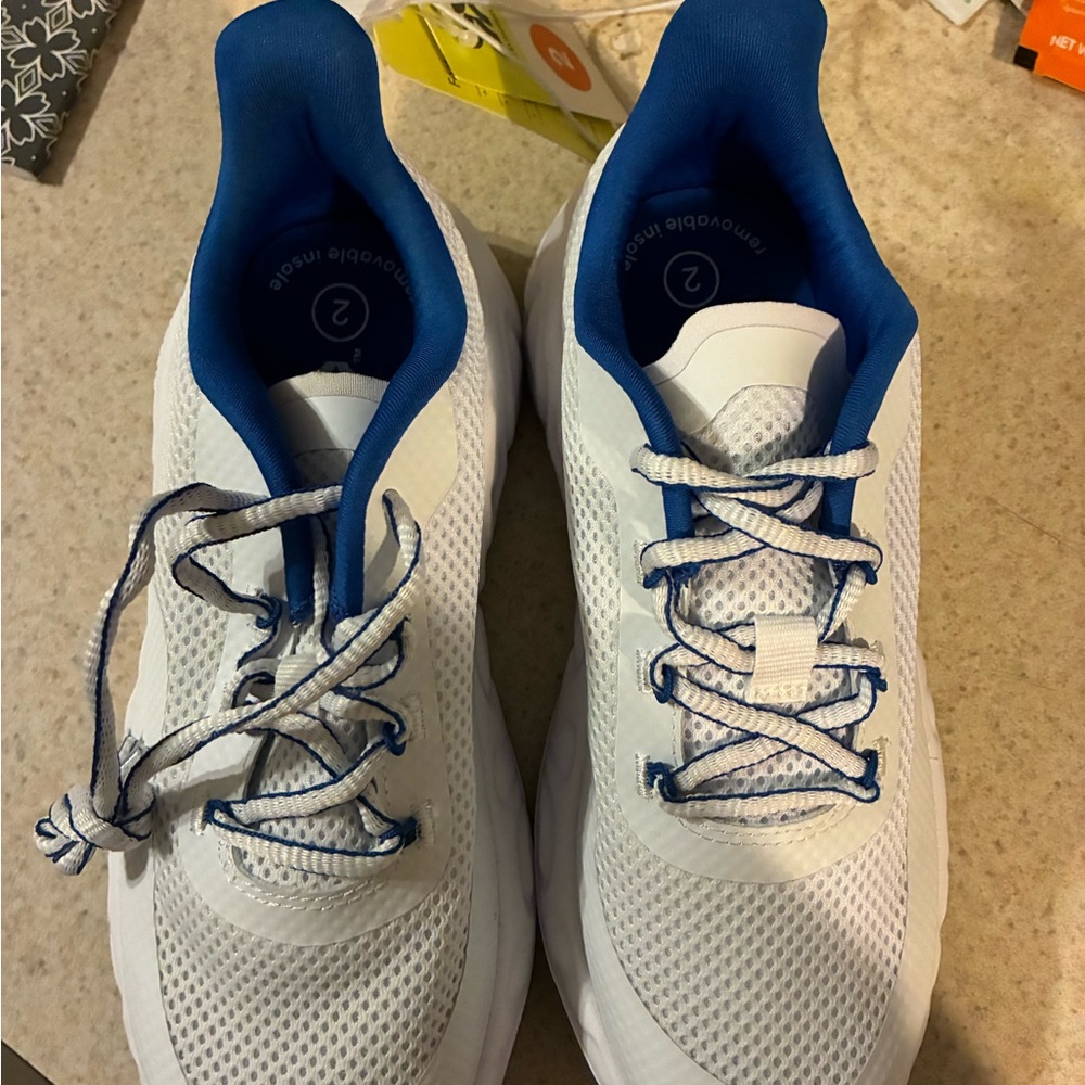 All In Motion lightweight blue performance sneakers size 2
